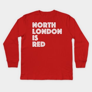 North London Is Red Kids Long Sleeve T-Shirt